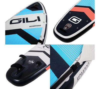 GILI 10'6 KOMODO Inflatable Stand Up Paddle Board Package